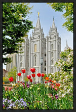 Load image into Gallery viewer, Salt Lake City Temple June - God Is the Gardner Gallery Wrap
