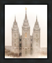 Load image into Gallery viewer, Salt Lake City Temple Quiet Misty Morning Gallery Wrap
