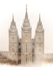 Load image into Gallery viewer, Salt Lake City Temple Quiet Misty Morning
