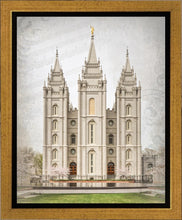 Load image into Gallery viewer, Salt Lake City Temple The Spirit Of God Gallery Wrap

