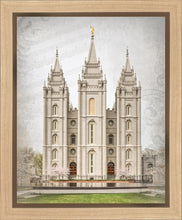 Load image into Gallery viewer, Salt Lake City Temple The Spirit Of God Gallery Wrap

