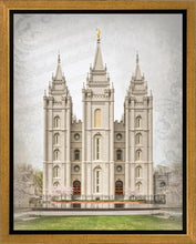 Load image into Gallery viewer, Salt Lake City Temple The Spirit Of God Gallery Wrap
