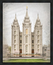 Load image into Gallery viewer, Salt Lake City Temple The Spirit Of God Gallery Wrap
