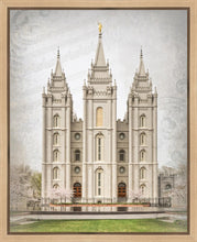 Load image into Gallery viewer, Salt Lake City Temple The Spirit Of God Gallery Wrap

