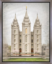 Load image into Gallery viewer, Salt Lake City Temple The Spirit Of God Gallery Wrap
