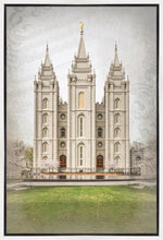 Load image into Gallery viewer, Salt Lake City Temple The Spirit Of God Gallery Wrap
