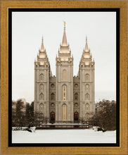 Load image into Gallery viewer, Salt Lake City Temple Warming Reflection Gallery Wrap
