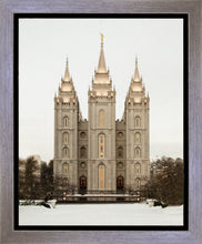 Load image into Gallery viewer, Salt Lake City Temple Warming Reflection Gallery Wrap
