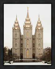 Load image into Gallery viewer, Salt Lake City Temple Warming Reflection Gallery Wrap
