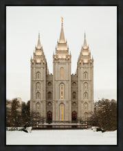 Load image into Gallery viewer, Salt Lake City Temple Warming Reflection Gallery Wrap
