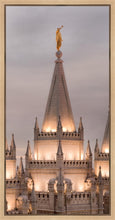 Load image into Gallery viewer, Salt Lake City Temple Rising Ramparts Vertical Gallery Wrap
