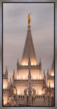Load image into Gallery viewer, Salt Lake City Temple Rising Ramparts Vertical Gallery Wrap
