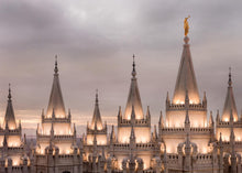 Load image into Gallery viewer, Salt Lake City Temple Rising Ramparts
