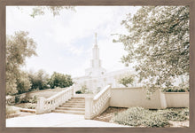 Load image into Gallery viewer, Sweet is the Work Sacramento California Temple Large Wall Art
