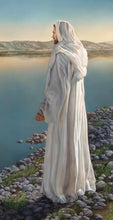 Load image into Gallery viewer, Come Follow Me is a painting that depicts Jesus Christ standing on the shore of Galilee - Liz Lemon Swindle | Havenlight | latter-day saint artwork
