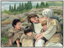 Load image into Gallery viewer, Let the Children Come Large Wall Art Gallery Wrap
