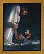 Load image into Gallery viewer, Against the Wind Free Picture of Christ Gallery Wrap
