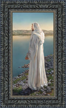 Load image into Gallery viewer, Come Follow Me is a painting that depicts Jesus Christ standing on the shore of Galilee - Liz Lemon Swindle | Havenlight | latter-day saint artwork
