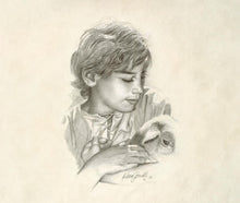 Load image into Gallery viewer, Young Jesus With Lamb Sketch

