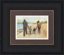 Load image into Gallery viewer, Family Walk On The Beach
