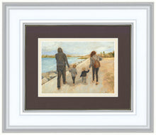 Load image into Gallery viewer, Family Walk On The Beach
