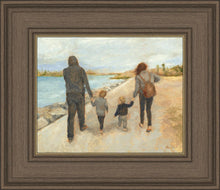 Load image into Gallery viewer, Family Walk On The Beach
