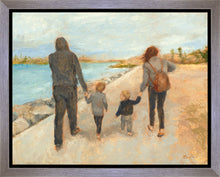 Load image into Gallery viewer, Family Walk On The Beach
