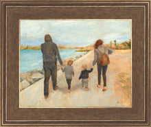 Load image into Gallery viewer, Family Walk On The Beach
