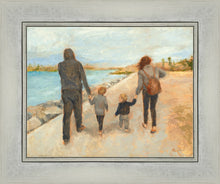 Load image into Gallery viewer, Family Walk On The Beach
