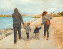 Load image into Gallery viewer, Family Walk On The Beach

