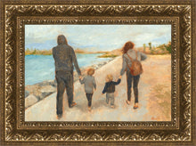 Load image into Gallery viewer, Family Walk On The Beach
