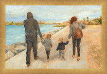 Load image into Gallery viewer, Family Walk On The Beach
