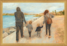 Load image into Gallery viewer, Family Walk On The Beach
