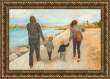 Load image into Gallery viewer, Family Walk On The Beach
