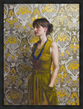 Load image into Gallery viewer, Nancy in Green Gallery Wrap
