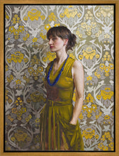 Load image into Gallery viewer, Nancy in Green Gallery Wrap
