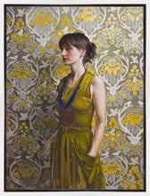 Load image into Gallery viewer, Nancy in Green Gallery Wrap
