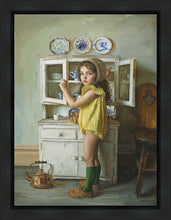 Load image into Gallery viewer, Scarlett with Dishes Gallery Wrap
