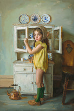 Load image into Gallery viewer, Scarlett with Dishes

