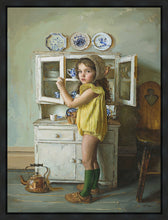 Load image into Gallery viewer, Scarlett with Dishes Gallery Wrap
