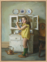 Load image into Gallery viewer, Scarlett with Dishes Gallery Wrap
