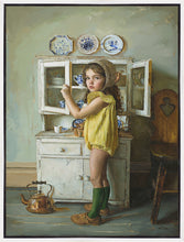 Load image into Gallery viewer, Scarlett with Dishes Gallery Wrap
