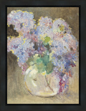 Load image into Gallery viewer, Hydrangeas in a Glass Vase
