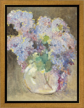 Load image into Gallery viewer, Hydrangeas in a Glass Vase
