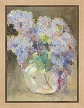 Load image into Gallery viewer, Hydrangeas in a Glass Vase
