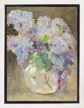 Load image into Gallery viewer, Hydrangeas in a Glass Vase
