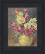 Load image into Gallery viewer, Red and Yellow Roses in a Vase
