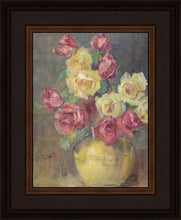 Load image into Gallery viewer, Red and Yellow Roses in a Vase
