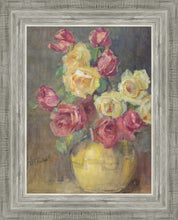 Load image into Gallery viewer, Red and Yellow Roses in a Vase
