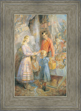 Load image into Gallery viewer, Handcart Pioneers at the Waterfall
